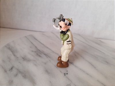 Miniatura Disney de vinil.Pateta fotografo 9 cm