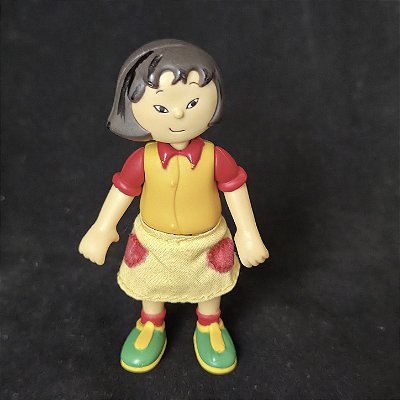 Boneca articulada vintage Sarah 7 cm desenho Caillou Cinar 2002