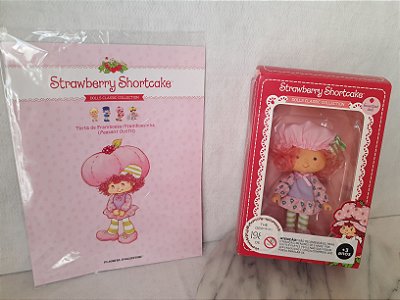 Boneca Moranguinho torta de framboesa / framboesinha (peasant outfit) sem uso,  com caixa e revista , coleção de Agostini.