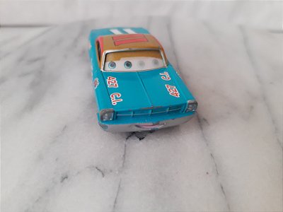 Miniatura de metal carro Mario Andretti , muda os olhos,do Carros 3/ Disney 8,5 cm