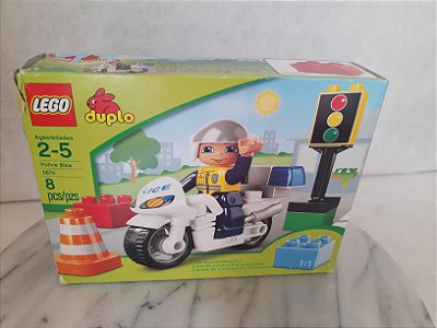 Lego Duplo 5679 A moto da polícia, 8 peças, nova , caixa lacrada