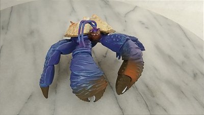 Miniatura Disney caranguejo Tamatoa de Moana, 9 cm de largura, usada