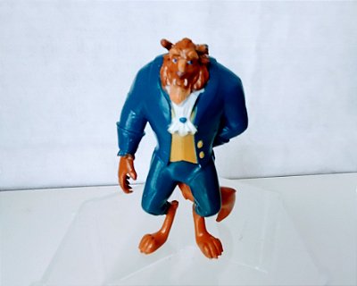 Miniatura Disney de vinil estática de Fera da Bela e a fera, 8 cm,usada no