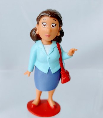 Miniatura de vinil estática prefeita Goodway da Patrulha canina Spin Master 8 cm
