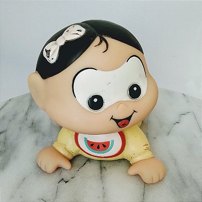 Boneca vintage Magali bebê engatinhando da Turma da Monica, 13 cm comprimento 11 cm de altura , usada