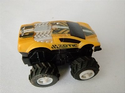 Miniatura hot Wheels 2904 com imã Power launcher Zotic amarelo usado