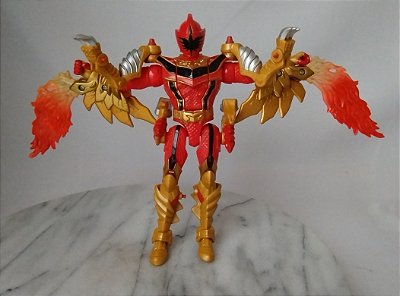 Boneco articulado Power Ranger Rangers vermelho Mystic power, Bandai 2005, 17 cm