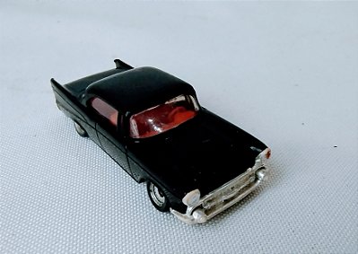 Miniatura Monogram mini-exacts 1989 escala HO,  Cadillac preto de plástico chassis de metal , usado