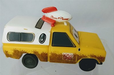 Miniatura de plástico  Disney store tocarro Pizza Planet do carros Disney 7 cm