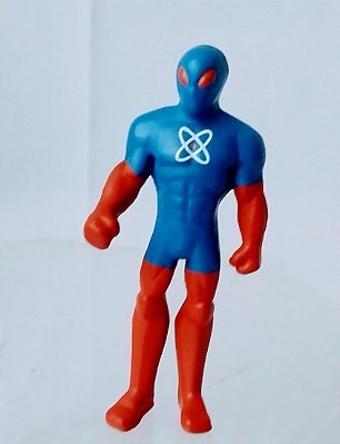 Mini boneco estático de Atomo , parte do set Batman beyond , total hero ultra 2015, 5,5 cm