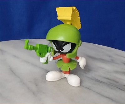 Boneco toy art Marvin, o Marciano, coleção Bob's, usado