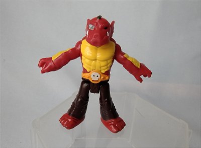 Imaginext , cavaleiro dragao vermelho, usado