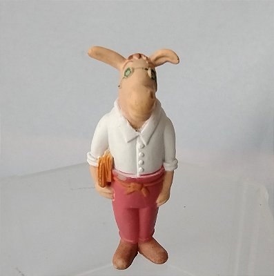 Miniatura de vinil Burro falante do Sítio do pica pau amarelo, 6 cm
