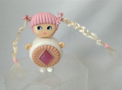 Anos 80 Estojo vira boneca Sweet Secrets da Galoob 4 e 7 cm