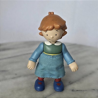 Boneca articulada Rosie,irmã do Caillou, vintage Cinar 2002, 7,5 cm