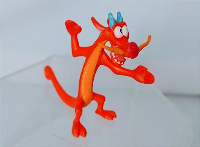 Miniatura Disney dragao Mushu da Mulan, 6 cm