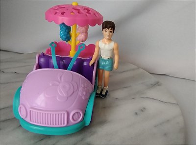 Polly pocket, carro dice passeio com motorista , usado