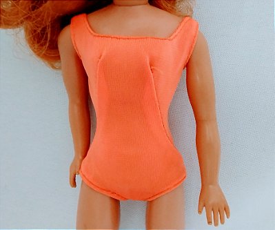 Maiô para Barbie vintage Malibu Fun time 1974