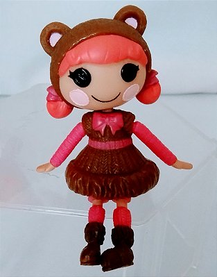 Mini Lalaloopsy teddy honey pot, 8 cm, sem acessórios, usada