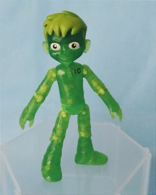 Boneco articulado Ben 20 ,Glitch Green , playmates 2006, 10,5 cm