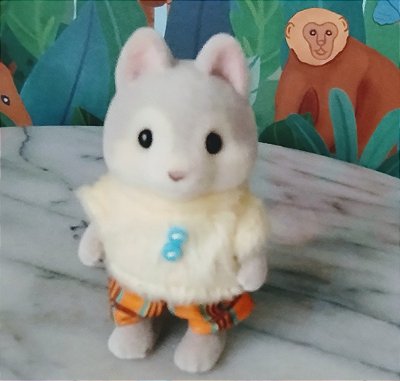 Sylvanian Families, boneco cachorro Husky