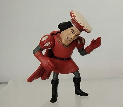 Mini boneco de vinil estatico do Lord Farquaad do Shrek DreamWorks, 5 cm