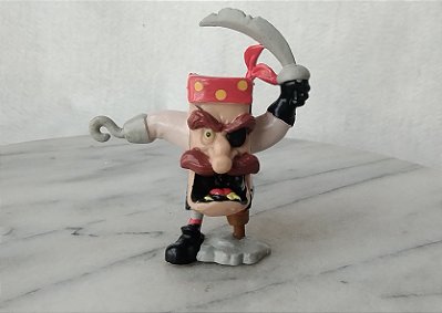 Miniatura de pirate book / livro pirata do PageMaster , Applause 1994, 5 cm de altura