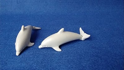 Playmobil, filhotes de golfinhos , cauda articulada, usados