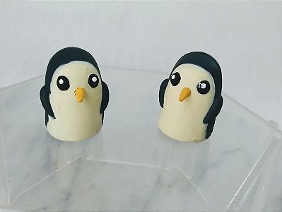 Miniaturas em vinil Pinguins Gunter 2.5cm hora da aventura