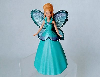 Mini fada mariposa da coleção Barbie Fairytopia magia fo arco iris 2006, 12 cm