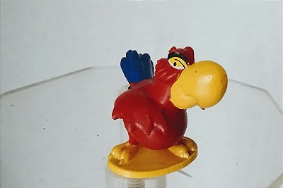 Miniatura Disney do papagaio Iago do Jafar, vilão do Aladim. 4 cm
