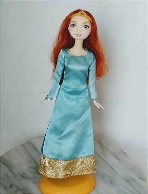 Boneca princesa Merida do desenho Valente Disney, mattel 2006, 28 cm