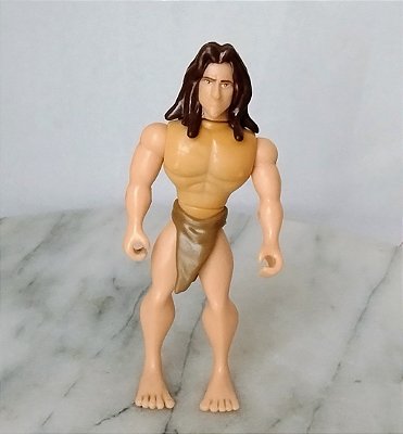 Boneco articulado Tarzan Disney marca Famosa 1999, 10 cm
