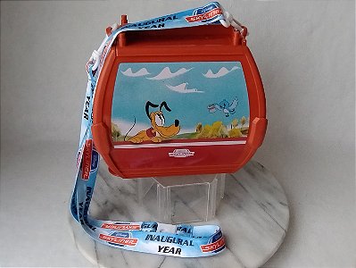 Balde para pipoca do ano inaugural (2019) do Skyline do Disneywold,  com alça removível