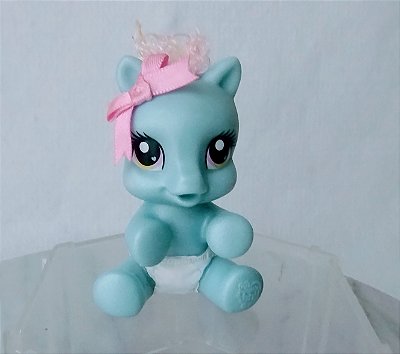 My little pony G3 Hasbro 2008 baby Rainbow Dash, 7 cm