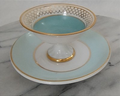Xicara Porcelana decorativa  5cm altura 7,5 cm diametroMauá