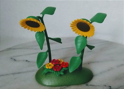 Playmobil, girassóis