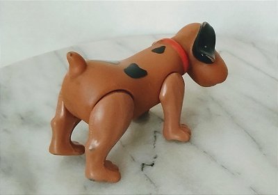 Cachorrinho Snif Snif de vinil articulado da Edtrela anos 80 de 10 cm