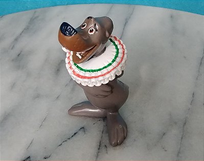 Miniatura Dreamworks 2011 de Stefano leão marinho italiano palhaci do circo Zaragoza do Madagascar 3,  6 cm