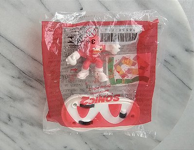 Boneco knuckles 3, col. sonic 2 McDonald's 2010, lacrado