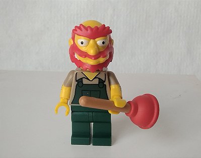 Lego original boneco do Mr Willie, o Jardineiro, serie Os Simpsons,R$35,00