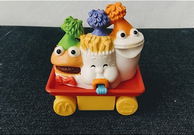 De 1994, vagão #15, com hambúrguer , fritas, milkshake do  McDonald's Happy Birthday Train