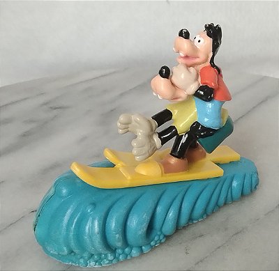Miniatura Disney 1995 Pateta e Max no esqui aquático col. burger King