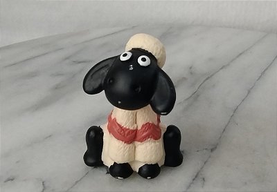 Miniatura de vinil Shaun the sheep/carneiro do curta Tosa completa  de 1995 do Wallace e Gromit, 5 cm