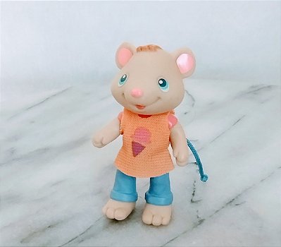 Ratinha articulada Stella de Hideaway Hollow da Fusher Price 2011, 6 cm