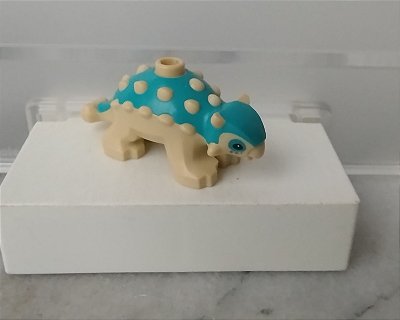 Lego mini figura Jurassic World  Dinossauro Bebe Ankylosaurus 1 |