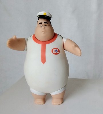 Boneco articulado Captain McCrea do Wall-E Disney, marca Thinkway 2008, 12 cm,