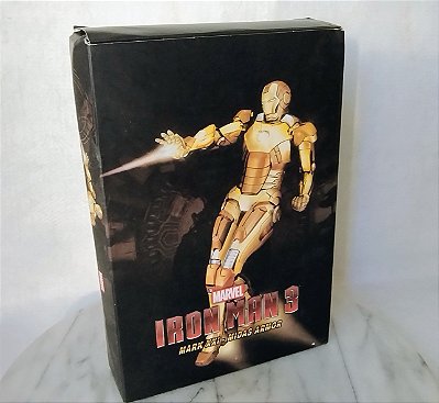 Boneco Homem de Ferro 3,Mark XXI - Armadura Midas, sem marca, similar, 18 cm um