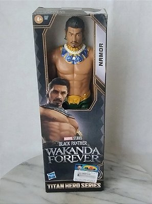Boneco principe Namor do Pantera negra Wakanda forever titan series 30 cm