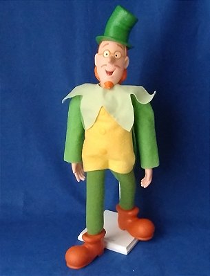 Boneco Visconde de  Sabugosa do Sitio do.pica pau amarelo, 55 cm de altura, marca Grow